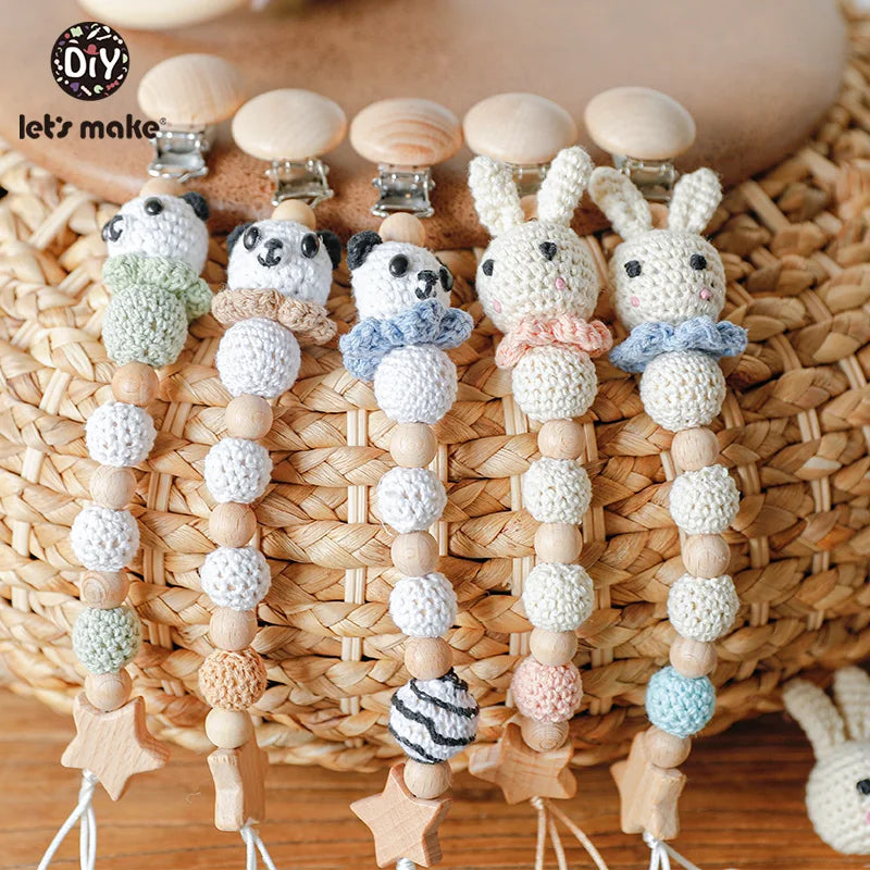 1pc Dummy Crochet Chain Baby Teething
