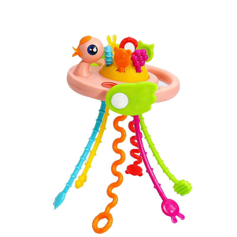 Octopus Silicone Pull String Sensory Toy