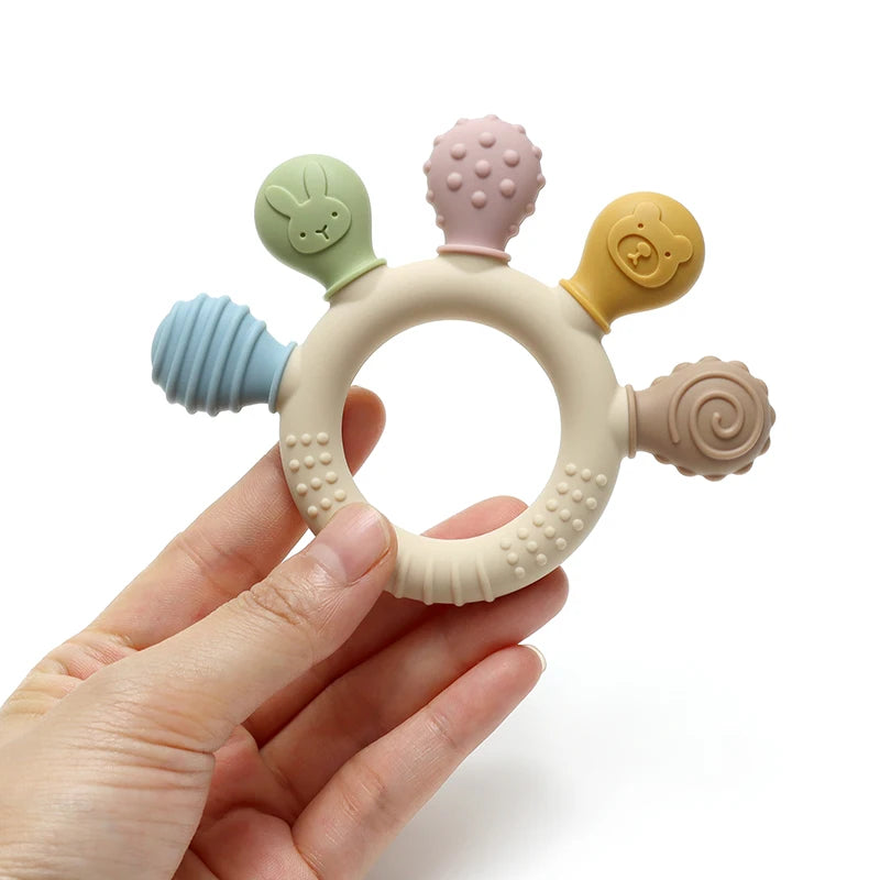 Silicone Baby Ring Teether