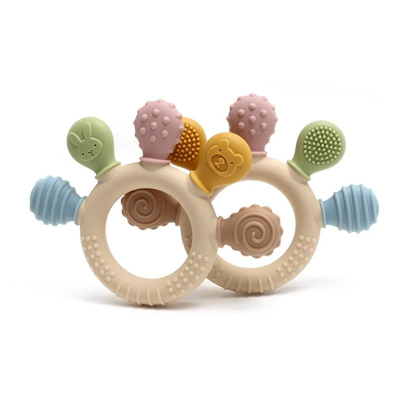 Silicone Baby Ring Teether