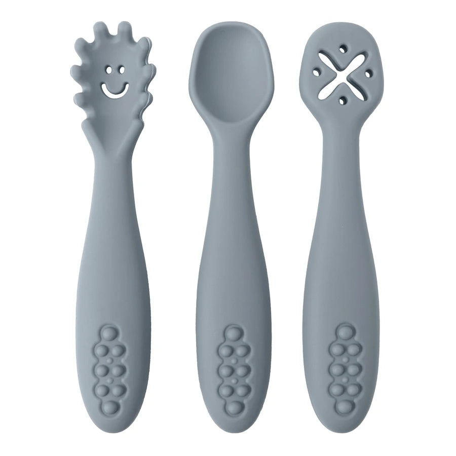 3PCS Silicone Spoon Fork Utensils