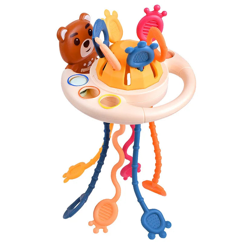 Octopus Silicone Pull String Sensory Toy