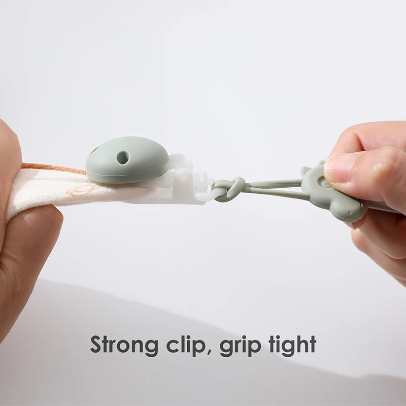 Giraffe Silicone Dummy Clip