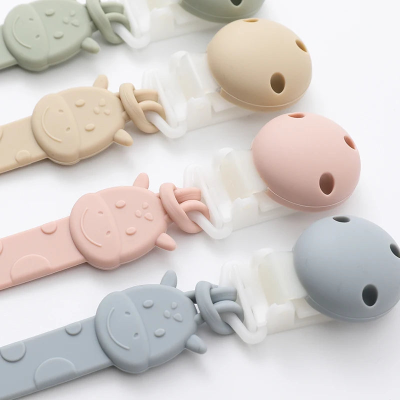 Giraffe Silicone Dummy Clip