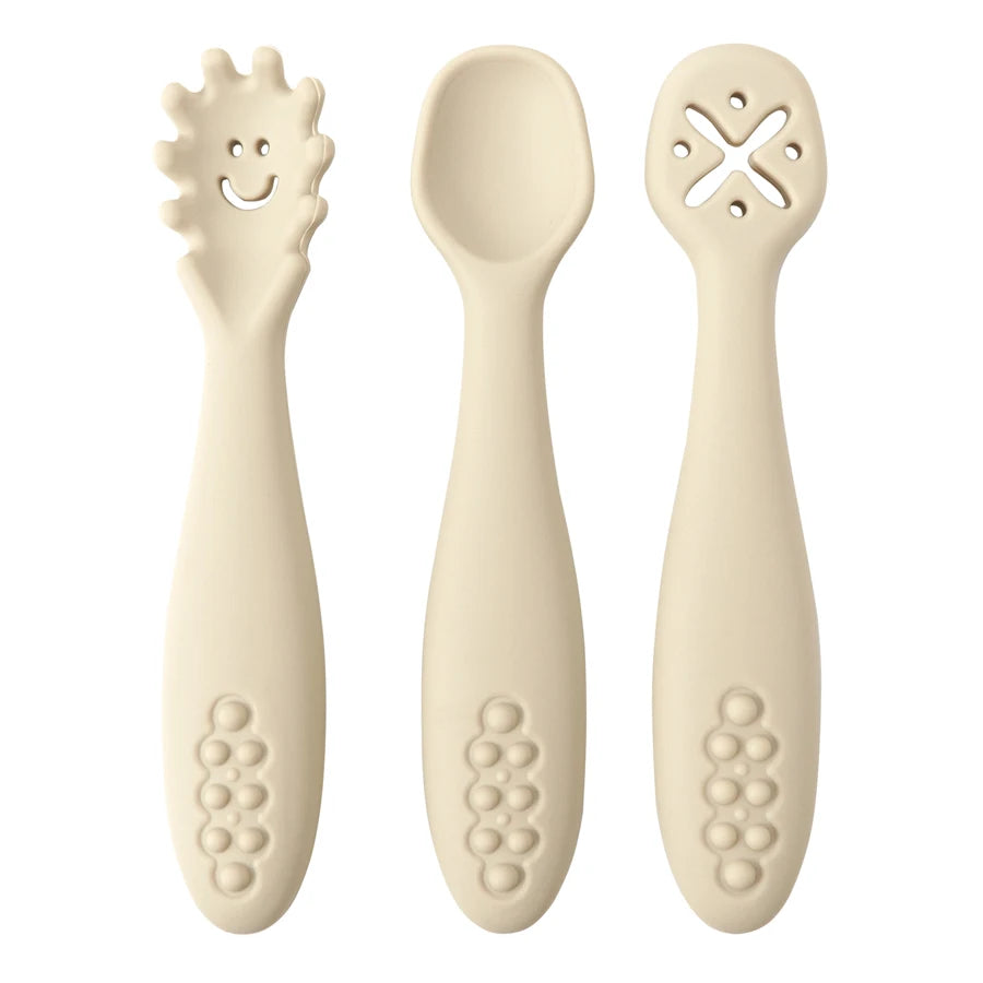 3PCS Silicone Spoon Fork Utensils