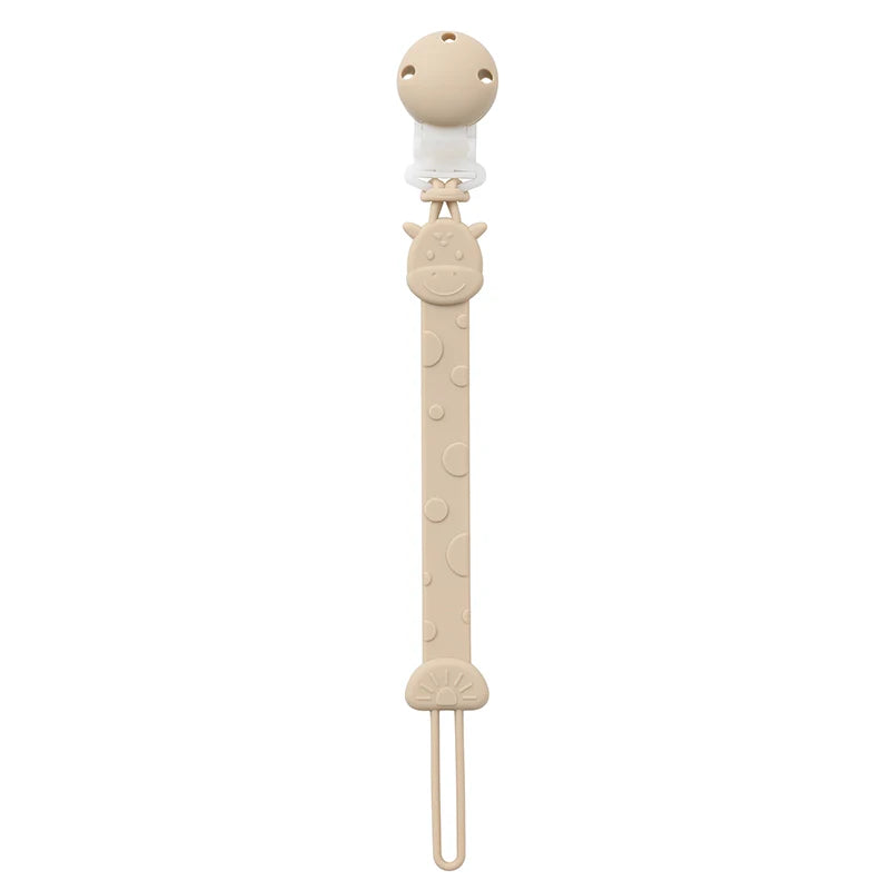 Giraffe Silicone Dummy Clip