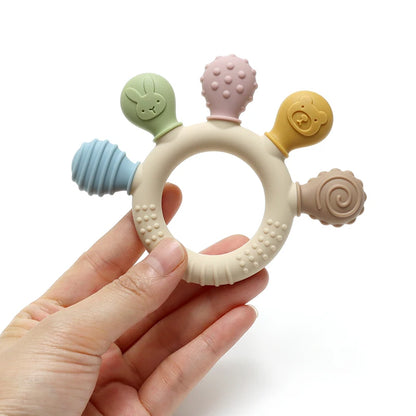 Silicone Baby Ring Teether
