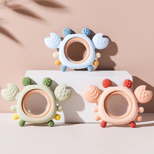 Silicone Crab Baby Teether