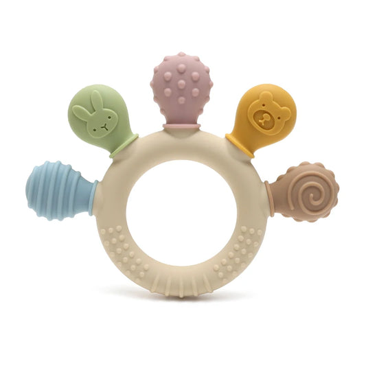 Silicone Baby Ring Teether