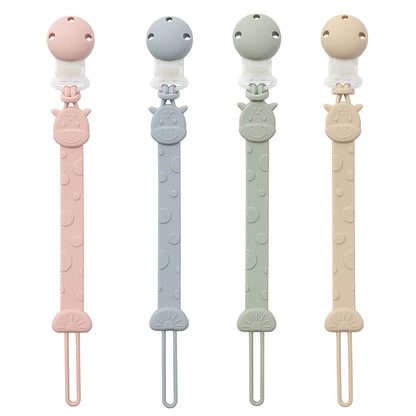 Giraffe Silicone Dummy Clip