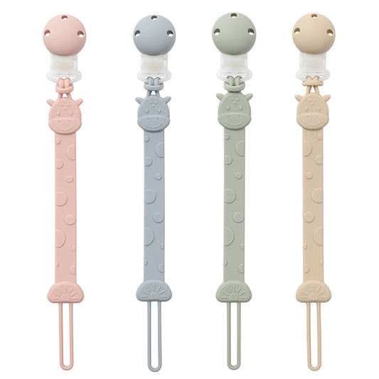 Giraffe Silicone Dummy Clip