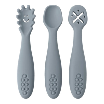 3PCS Silicone Spoon Fork Utensils