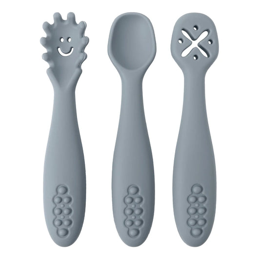 3PCS Silicone Spoon Fork Utensils