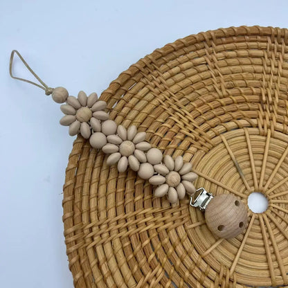 Baby Flower dummy Soother Clip