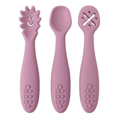 3PCS Silicone Spoon Fork Utensils