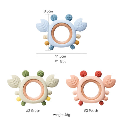 Silicone Crab Baby Teether