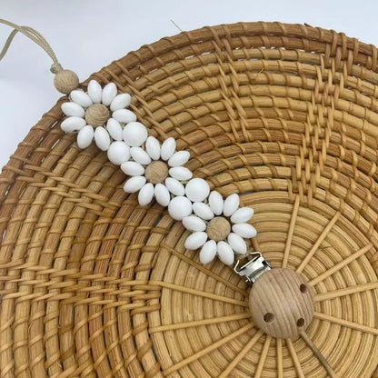 Baby Flower dummy Soother Clip