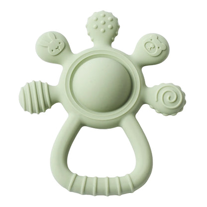 Silicone Teething Rattle Sensory Toy