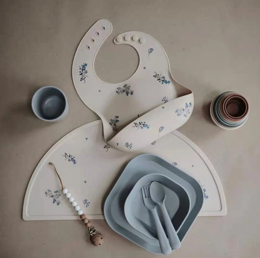 Printed Silicone Placemat & Bib