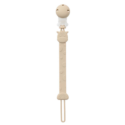 Giraffe Silicone Dummy Clip